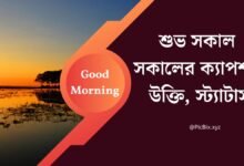 শুভ সকাল নিয়ে উক্তি ২০২৫: সকালের ক্যাপশন ও স্ট্যাটাস